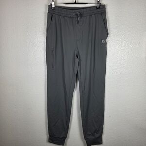 Baleaf Men's Fleece Lined Active Pants Zipper Pockets Water Resistant Size L